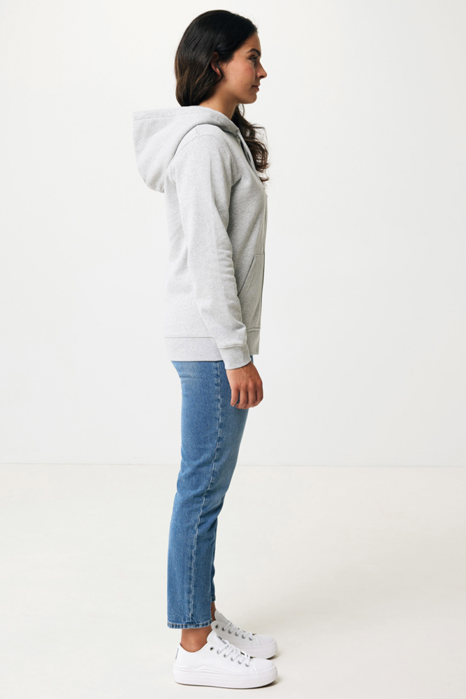 IQONIQ Abisko recycled cotton zip through hoodie