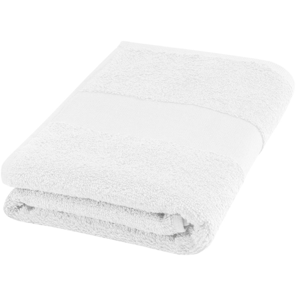 Charlotte 450 g/m² cotton towel 50x100 cm - White