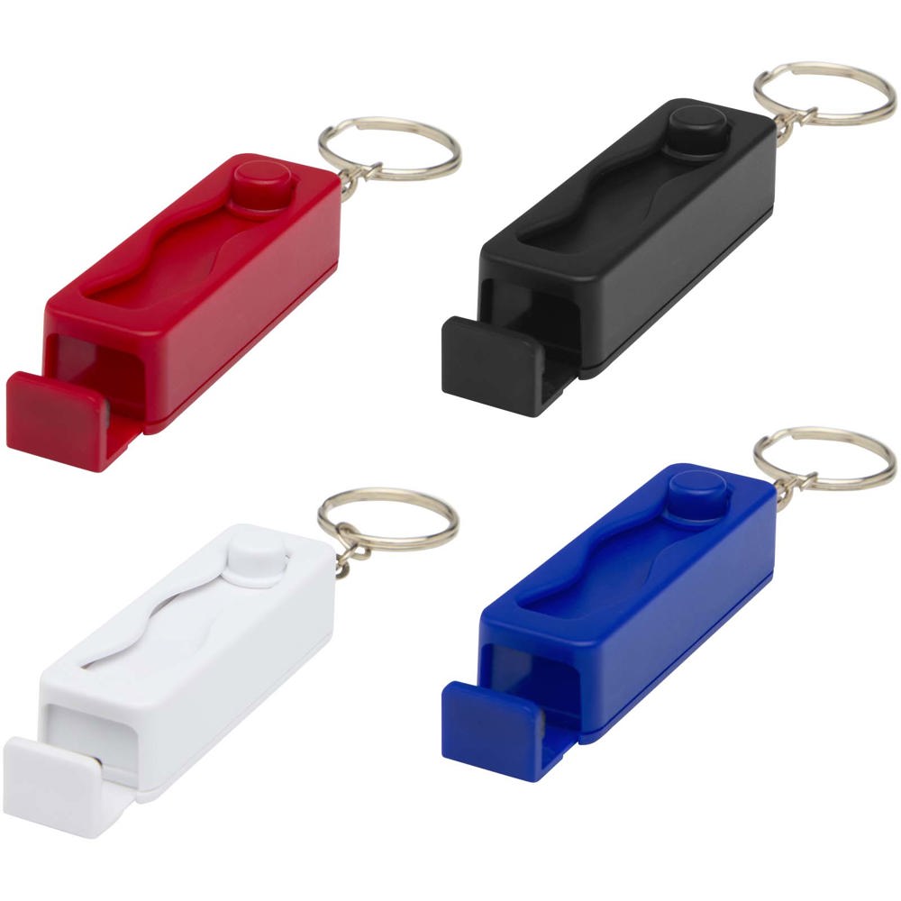 Aggia recycled plastic phone stand with fidget toy