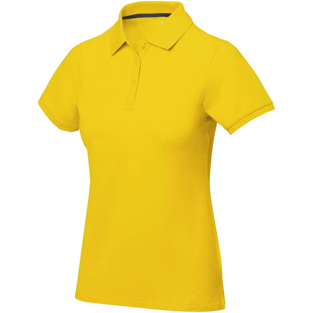 Calgary short sleeve women's polo - yellow