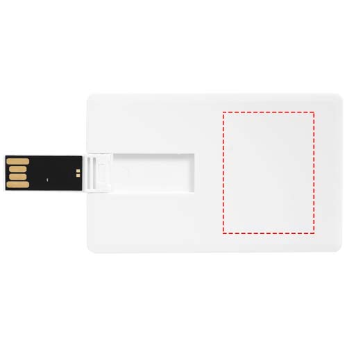Slim card-shaped 4GB USB flash drive