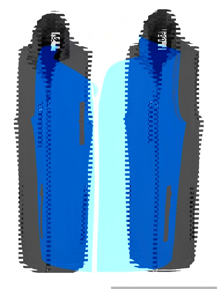 BS Traveller softshell bodywarmer, 275 gr/m² - Kobaltblauw (PMS 2145C)