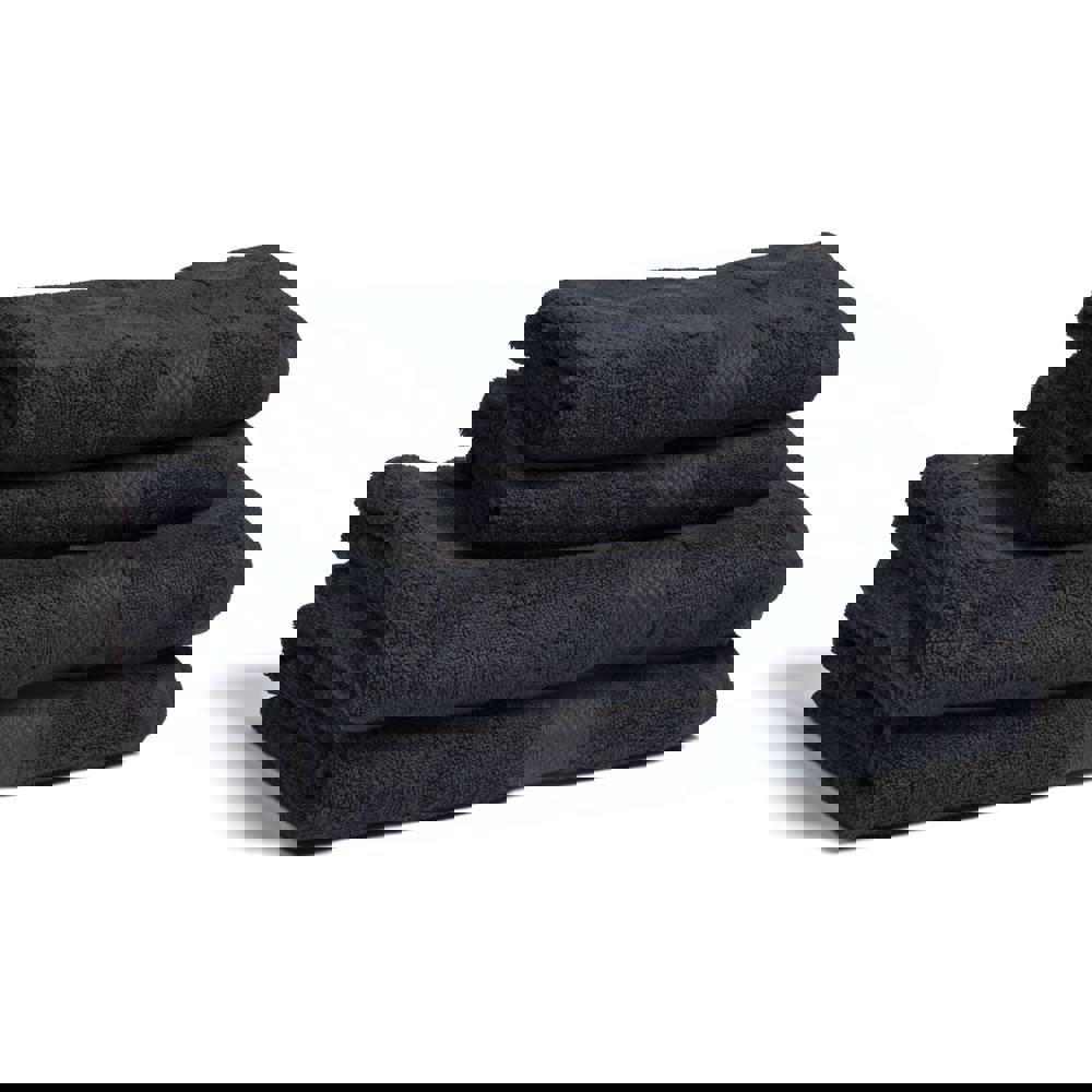 Lord Nelson Fairtrade towel 70x130cm set of 3 - Black