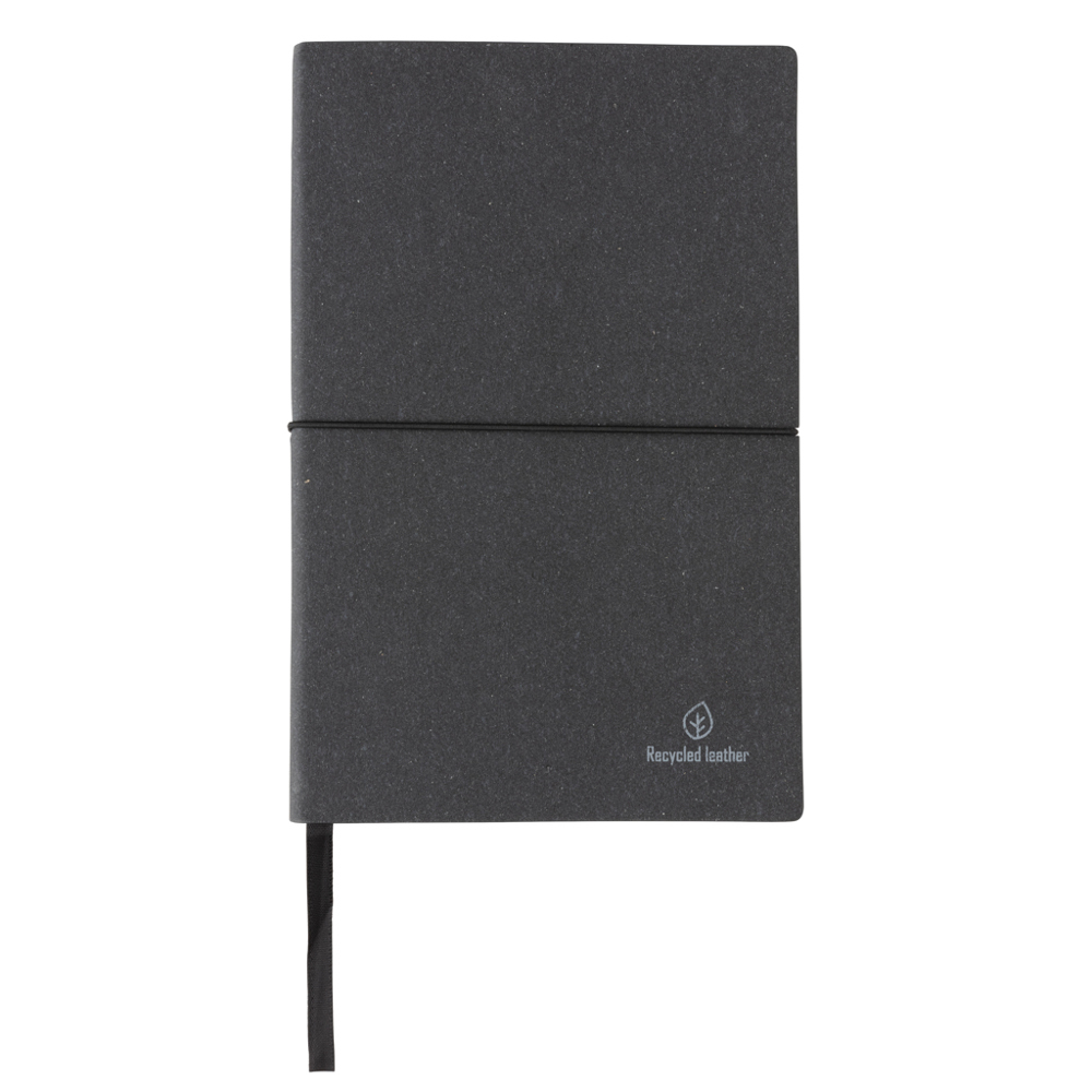 A5 GRS recycled leather notebook