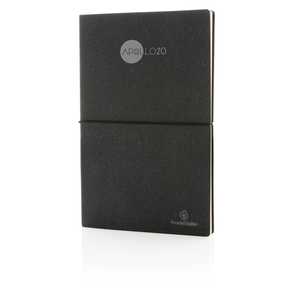 A5 GRS recycled leather notebook
