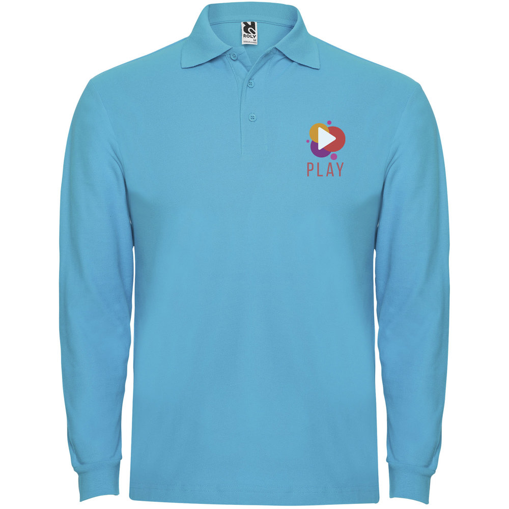 Estrella long sleeve men's polo