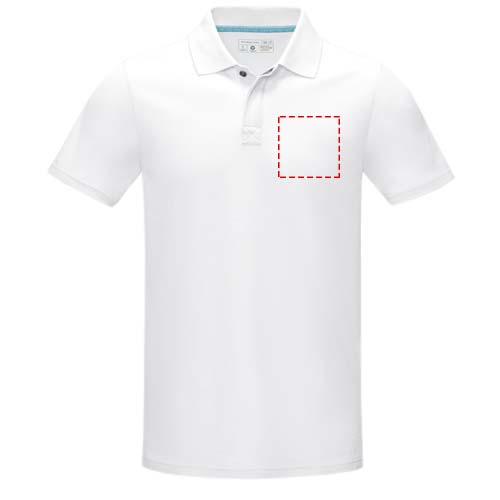 Graphite short sleeve men’s organic polo