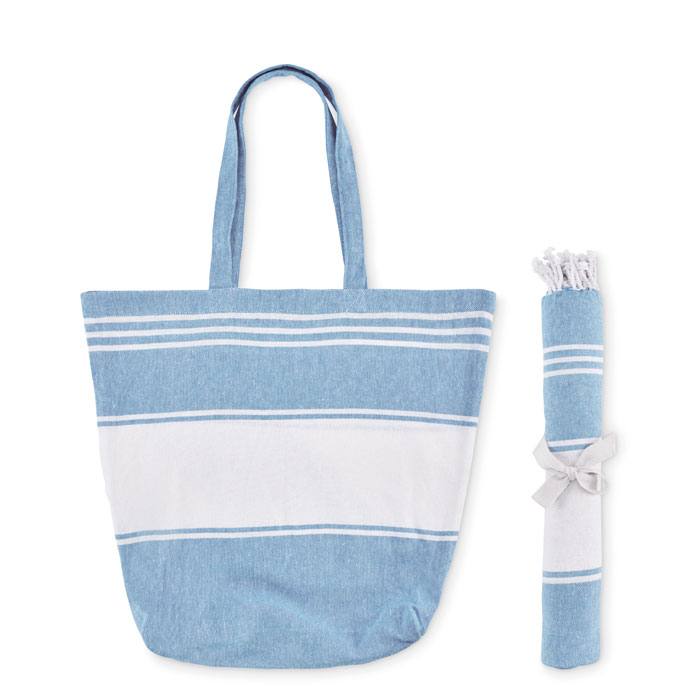 HUMMUM - Beach bag with hammam towel
